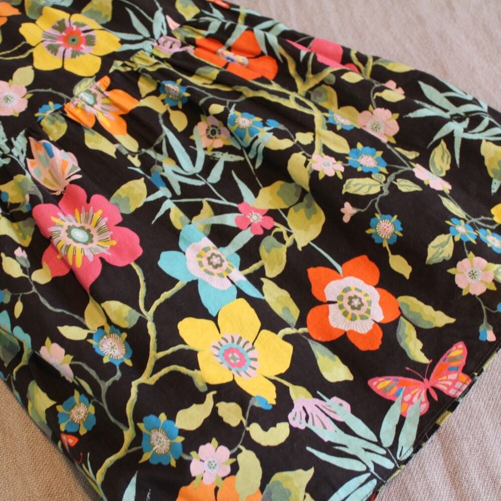 J.Crew Floral Tiered Midi Skirt Liberty of London Collection Women's Size 2 - Picture 7 of 12
